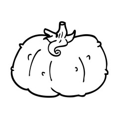 line drawing cartoon winter squash