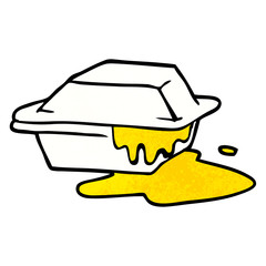 cartoon doodle cheesy takeout