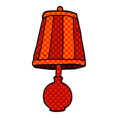 cartoon doodle table lamp