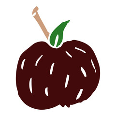 cartoon doodle tomato