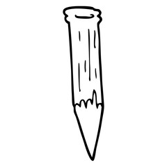 line drawing cartoon bloody vampire stake