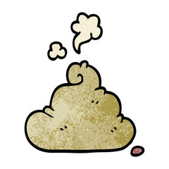 cartoon doodle poop