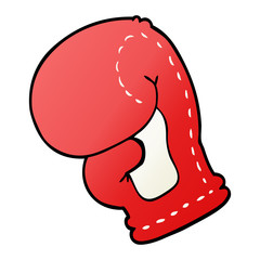 cartoon doodle boxing glove
