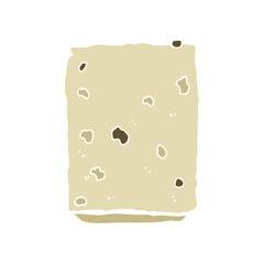 flat color style cartoon biscuit