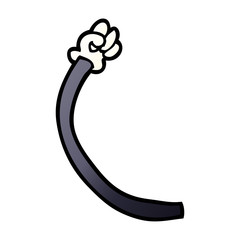 cartoon doodle retro hand gestures