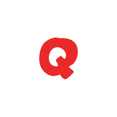 cartoon doodle letter q