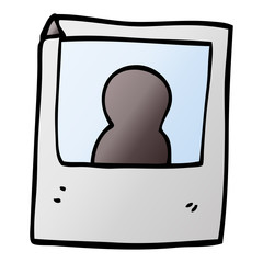 cartoon doodle instant photograph