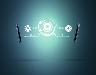 Transfer data from a smartphone