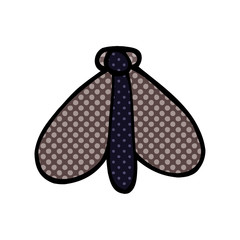 cartoon doodle still moth