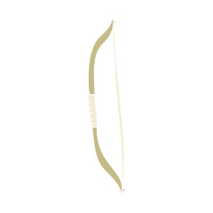 flat color illustration of a cartoon bow