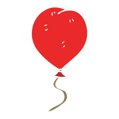 cartoon doodle balloon