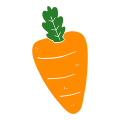 cartoon doodle carrot