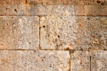Structure, stone wall background of the ancient city of Phaselis