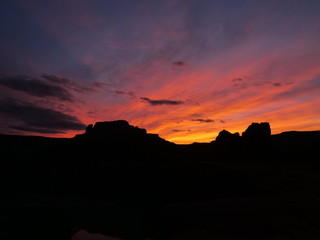 Shaffer Trail Silhouette Sunset 
