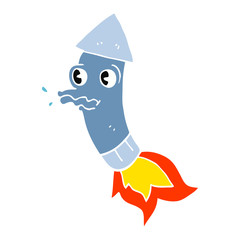 cartoon doodle firework