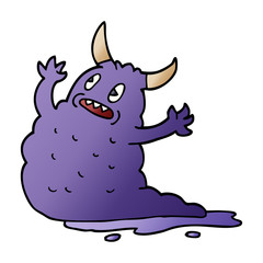 cartoon doodle demon