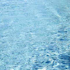 Water wave in swimming pool