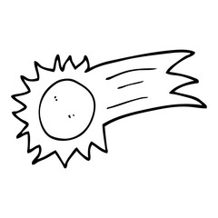 line drawing cartoon flying sun