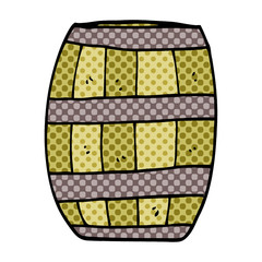 cartoon doodle beer barrel