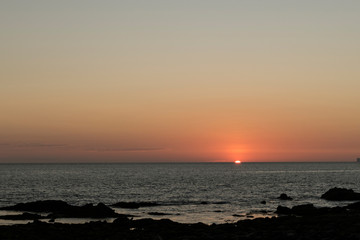 Fototapeta premium Sunset over the sea