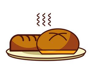 loaf and bun bread fresh food bakery
