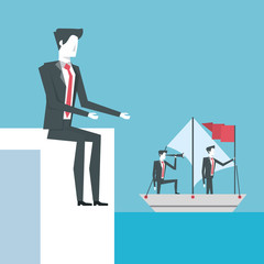 Fototapeta premium Business partners working