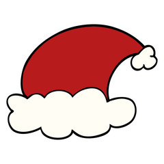 cartoon doodle christmas hats