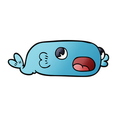 cartoon doodle of a fish