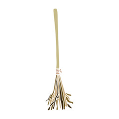 cartoon doodle magic broom sticks