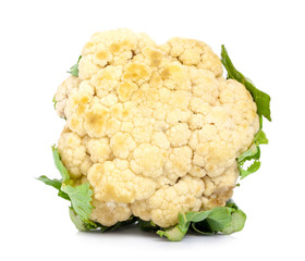 Cauliflower isolated on white background