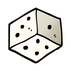 cartoon doodle tattoo dice symbol
