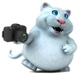 Fun cat - 3D Illustration