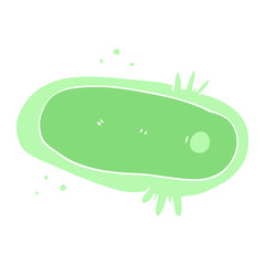 flat color style cartoon amoeba