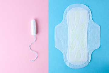 Choose between tampon and feminine sanitary pads for critical days. Hygiene care during critical...