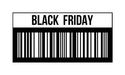black friday, price tag, vector illustration
