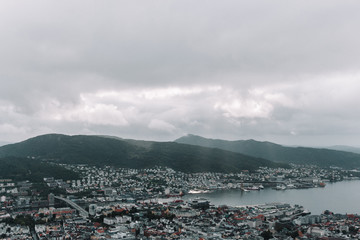 Bergen City from Above