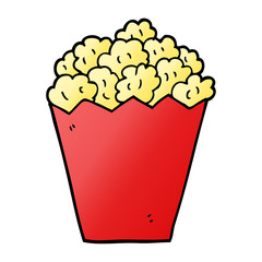 cartoon doodle cinema popcorn