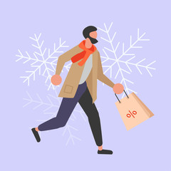 Square Banner for Winter sale