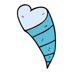 cartoon doodle shooting heart decorative element