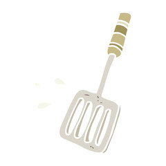 flat color style cartoon kitchen spatula tool