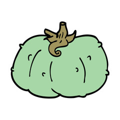 cartoon doodle winter squash