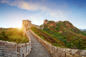 The Great Wall of China.