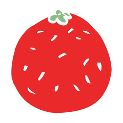 cartoon doodle tomato