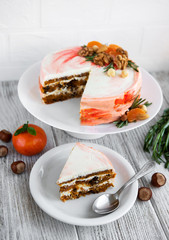 Sweet carrot cake