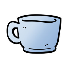 cartoon doodle of a tea cup