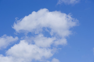 blue sky with clouds