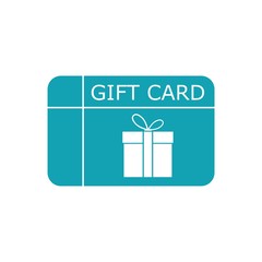 Gift card. Discount coupon, simple icon