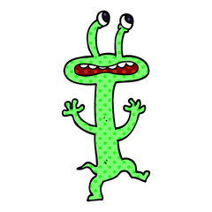 Naklejka premium cartoon doodle monster