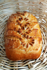 Fresh baked traditional pie