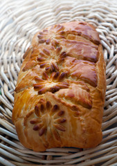 Fresh baked traditional pie